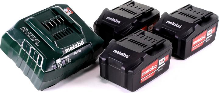 Image du produit Metabo Kit de base 3 x 4.0 Ah (18 V)