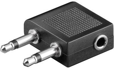 Immagine prodotto SpeaKa Professional Adattatore per aereo SpeaKa Jack 3,5 mm (Splitter audio)