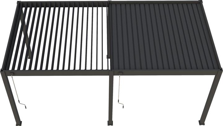Produktbild Ventaris Pergola Deluxe Plus 3x6m mit Lamellendach Anthrazit (300 cm, 600 cm)