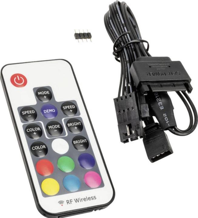 Kolink Inspire L2 4-Pin 12V RGB Controller - SATA (Mehrfarbig)
