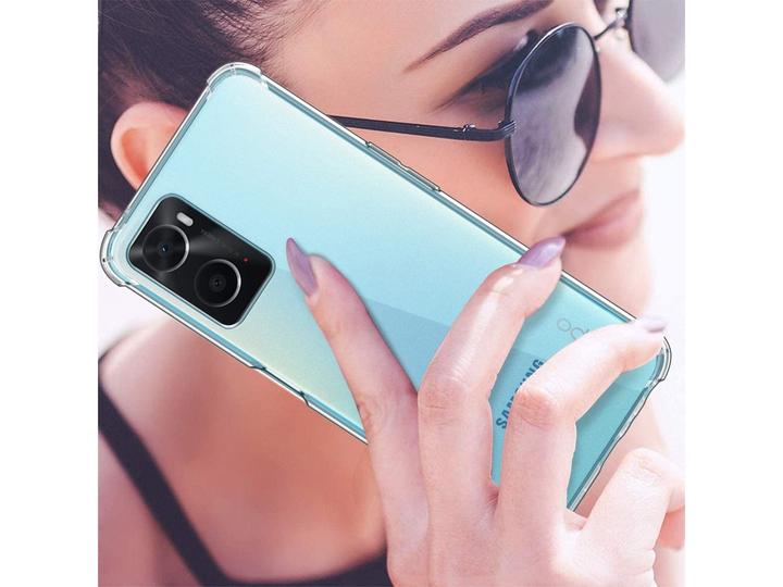 Produktbild Screenguard Oppo A96 4G Hülle Crystal Soft Airbag Bumper (Oppo A96)
