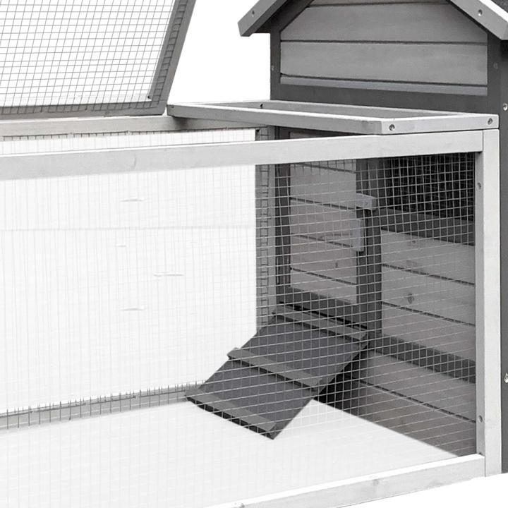 Image du produit Wiltec Clapier pour lapins 1460x750x830mm Enclos pour lapins Cage pour petits animaux