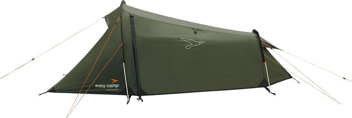 Immagine prodotto Easy Camp Tunnelzelt Sarek 1 (dunkelgr?n/orange, Modell 2025) (Tenda a tunnel, 1.80 kg, 1 persona)