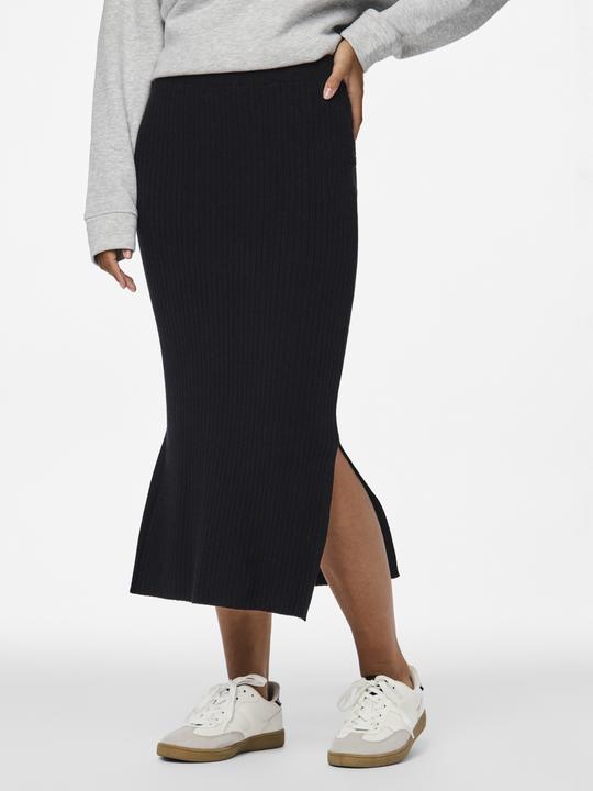 Produktbild Pieces Pccrista Hw Midi Knit Skirt Noos Bc (L)