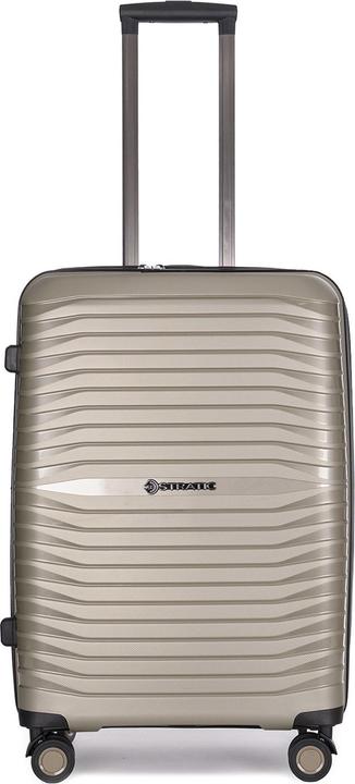 Produktbild Stratic Bright+ 4 Rollen Trolley M 66 cm mit Dehnfalte (73 l, M (50 - 90l))