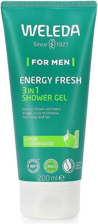 Immagine prodotto Weleda Per gli uomini Energy Fresh Gel doccia 3in1 (200 ml)
