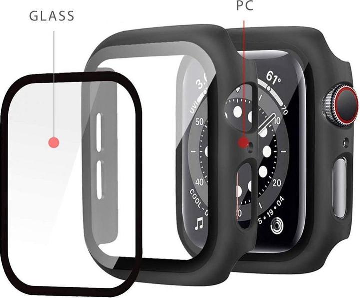 Actual product image Tech Apple Watch 7 Smartwatch screen frame, black, 45 mm
