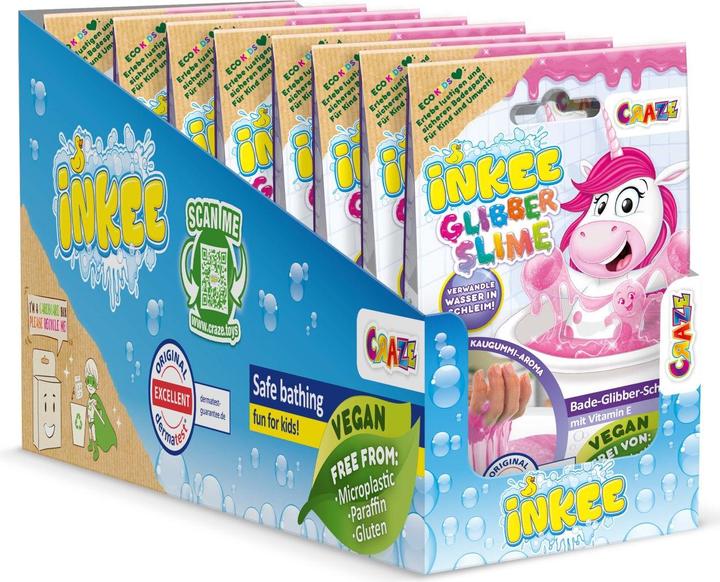Immagine prodotto Craze Inkee Bath Goo Slime Unicorno (1100 ml, Sali da bagno)