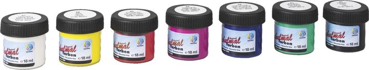Produktbild Lacufa Lukas 108007 Schulmalfarben, 7 Farben (18ml) (7 Farben, 126 ml)