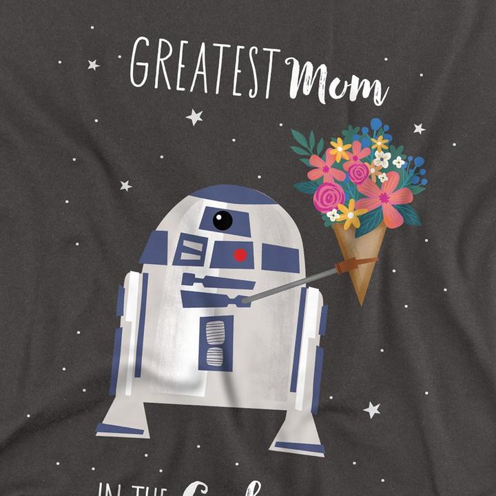 Actual product image Star Wars Unisex Adult Greatest Mom In The Galaxy Mothers Day T-Shirt (XL)