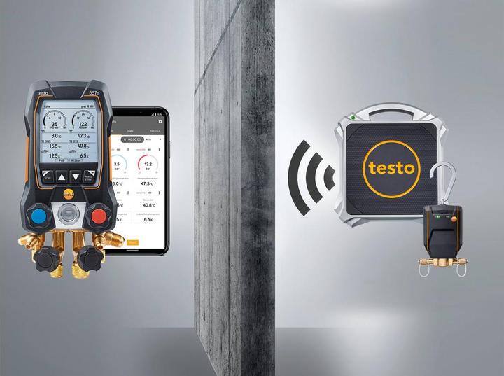Produktbild Testo Digitale Kältemittelwaage mit Bluetooth inkl. intelligentem Ventil