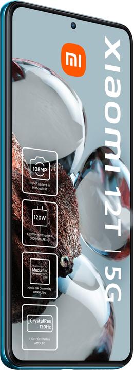 Actual product image Xiaomi 12T (256 GB, Blue, 6.67", Dual SIM, 108 Mpx, 5G)