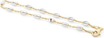 Actual product image Beneto Stylish gold-plated bicolour bracelet AGB605 - Length: 18 cm (18 cm)