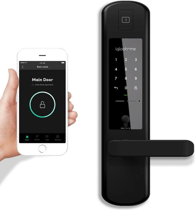 Actual product image Igloohome Mortise 2 (Electronic numerical code, Bluetooth, Key, Key card)