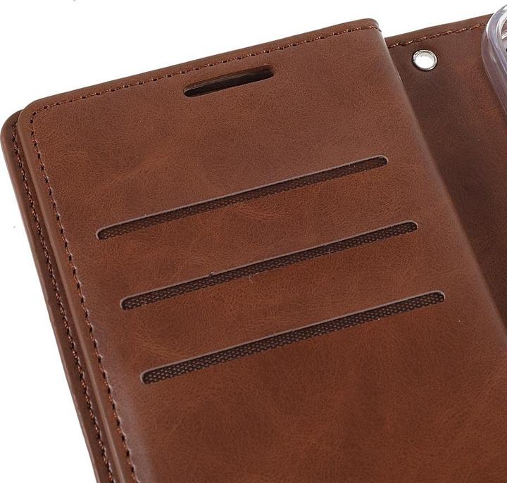 Produktbild Galaxy S22 - Mansoor Wallet Etui Hülle braun