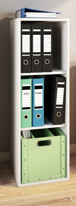 Actual product image VCM Wood office cabinet filing rack Lona l 3 compartments (35 x 37 x 110 cm)