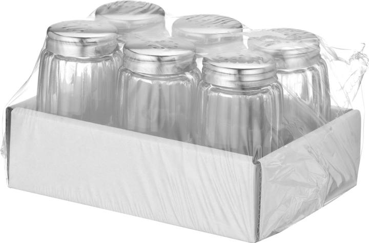 Gastro Hero Salt shaker glass/stainless steel (Salt)