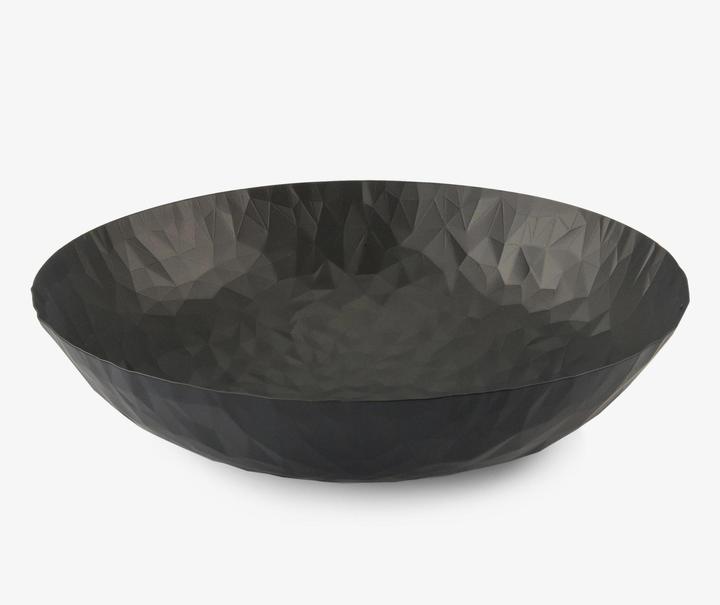Actual product image Alessi Black steel fruit bowl