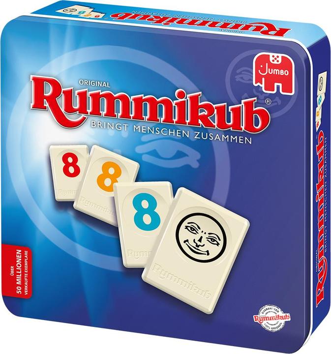 Actual product image Jumbo Original Rummikub in metal box (German)