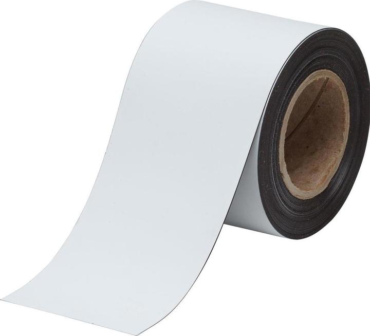 Produktbild Brady J20C-2500-2509, Magnetischer Polyester, Weiss, matt, 63.50 mm x 7.62 m, endlos