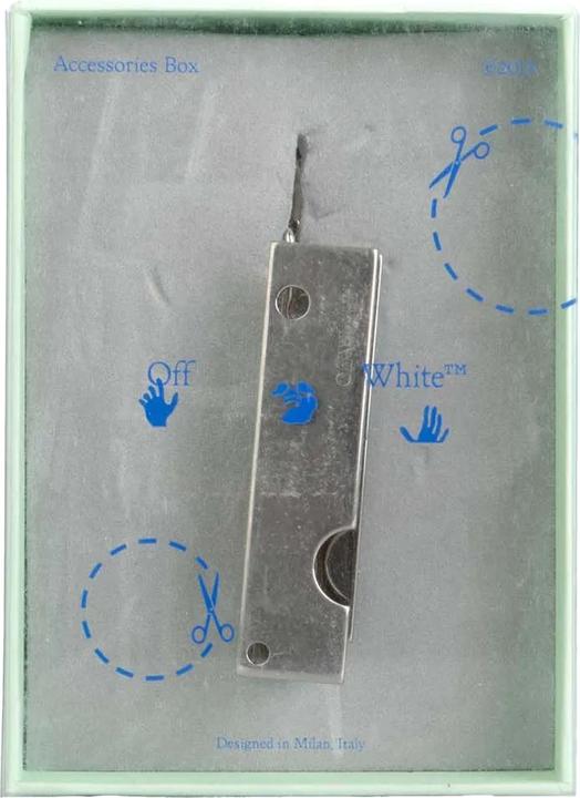 Produktbild Off Streifen Anhänger (100% Metall)