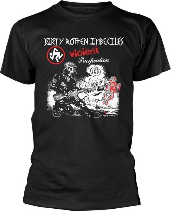Actual product image Universal Textiles Unisex Adult Violent Pacification T-Shirt (S)