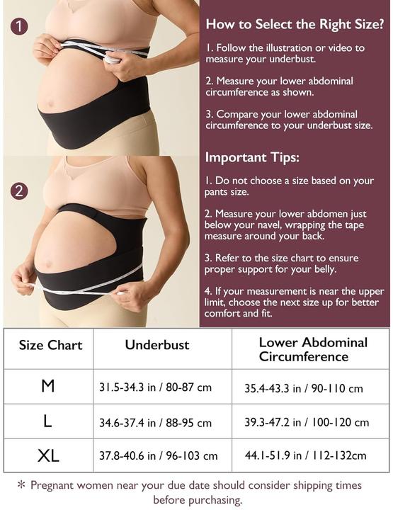 Image du produit Momcozy Schwangerschafts-Bauchband L SKN (L)