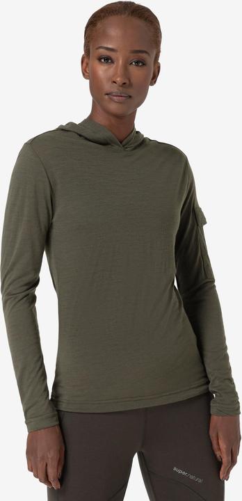 Actual product image Super Natural Women's Relax Light Pocket Hoodie (M)