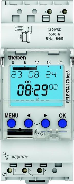 Produktbild Theben Dig. Zeitschaltuhr 12-24 V
