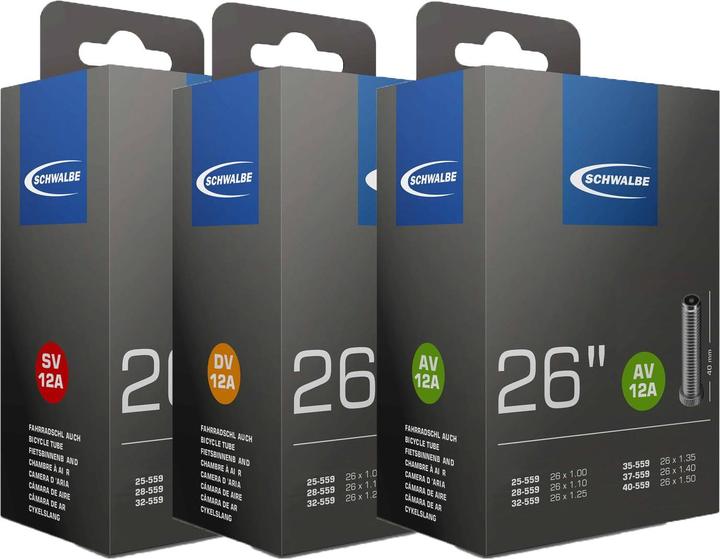 Immagine prodotto Schwalbe Sv12a (Presta (SV), 26", 40 mm)