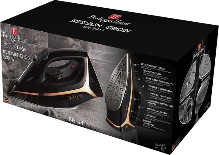 Produktbild BerlingerHaus Bügeleisen Black Rose Collection (2200 W)