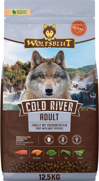 Image du produit Wolfsblut Nourriture sèche Dog Cold River Adult, 12.5 kg (Adulte, 1 pcs, 12500 g)