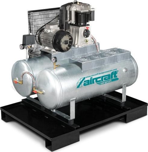 Immagine prodotto Stürmer - AIRPROFI DUO 853/2x100/10 - Compressore stazionario a pistoni con 2 serbatoi d'aria compressa da (10 bar, 100 l)