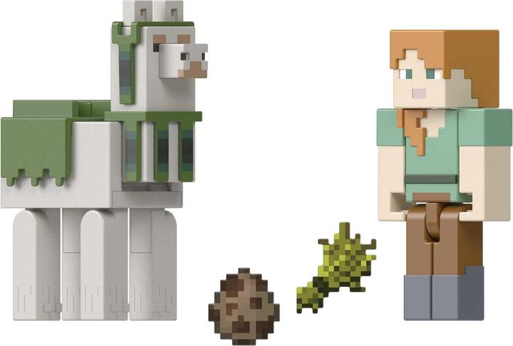 Immagine prodotto Mattel Minecraft - Alex e Llama 2 pack. (GTT53)