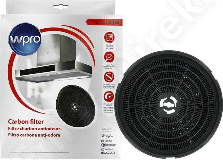 Produktbild Whirlpool WPRO Kulfilter til Emhaette