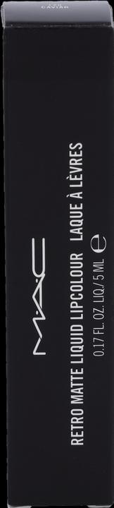 Actual product image MAC Cosmetics Retro Matte Liquid Lipcolour (Caviar)