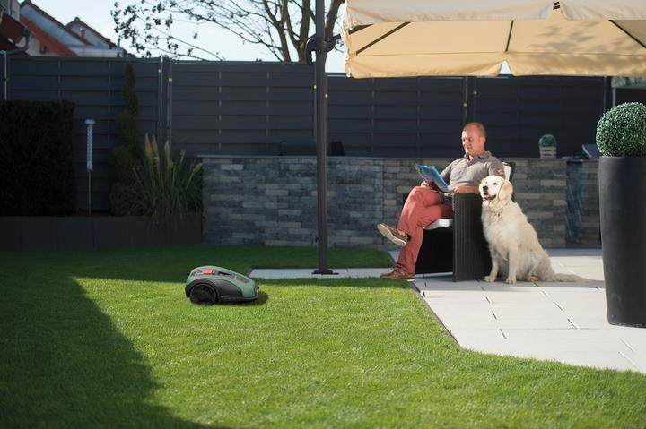 Actual product image Bosch Home & Garden Indego M+ 700 robotic lawnmower (700 m²)