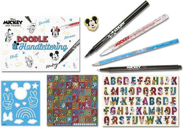 Produktbild Totum Mickey Mouse - Doodle & Handlettering Set