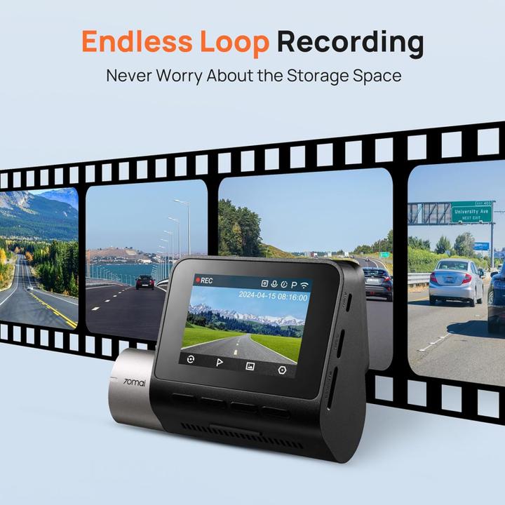 Actual product image 70mai A510-1 (Built-in display, GPS receiver, Full HD)