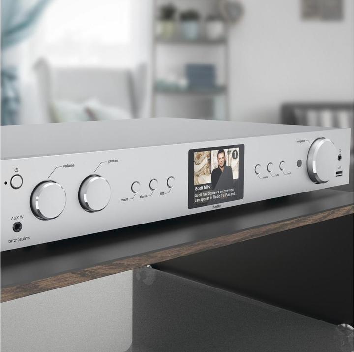 Actual product image Hama DIT2105SBTX (DAB+, DAB, FM, Bluetooth, Wi-Fi, Radio Frequency (RF))