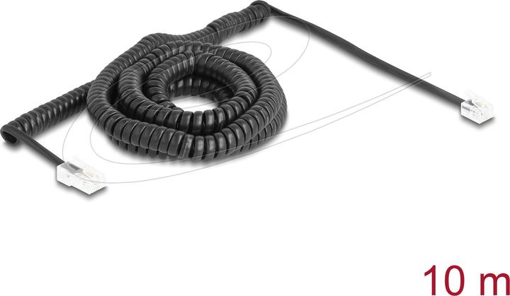 Delock Telefonkabel / Spiralkabel RJ11 Stecker zu RJ45 Steck