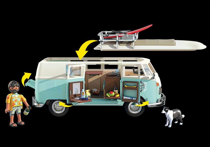 Image du produit Playmobil Volkswagen T1 Camping Bus - Edition spéciale (70826, Voiture populaire Playmobil)