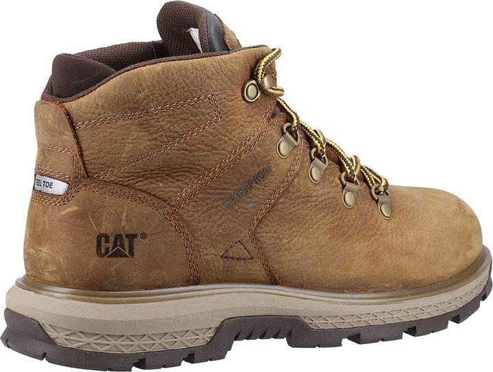 Actual product image Cat Mens Exposition Hiker Leather Safety Boots (S1, 44)