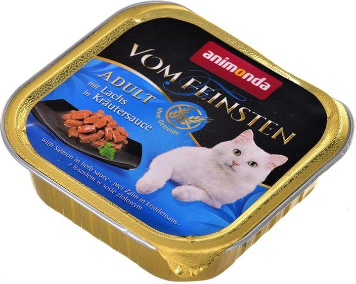 Produktbild animonda Vom Feinsten MIT LACHS IN KRÄUTERSAUCE (Adult, 1 Stk., 100 g)