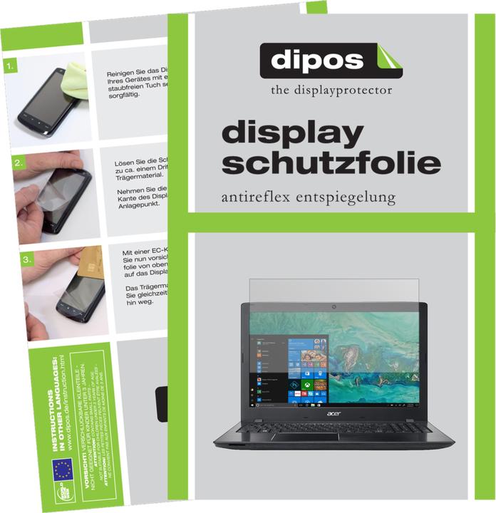 Produktbild Dipos Displayschutzfolie Antireflex (2 Stück, Aspire ES 15)