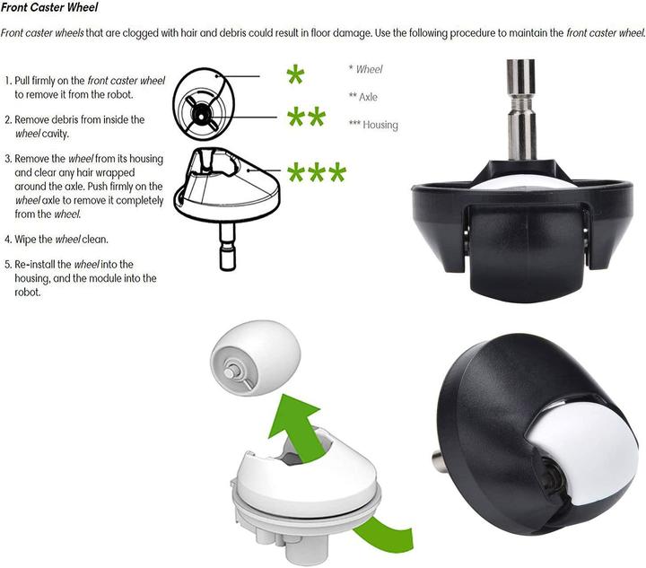 Produktbild JoyBros Ersatzteilset für iRobot Roomba
