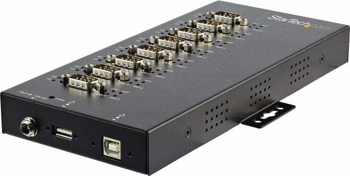 StarTech Adaptateur industriel 8 ports USB vers RS232/422/485 - Protection ESD 15kv - Adaptateur USB vers (USB-A, 8 Ports)