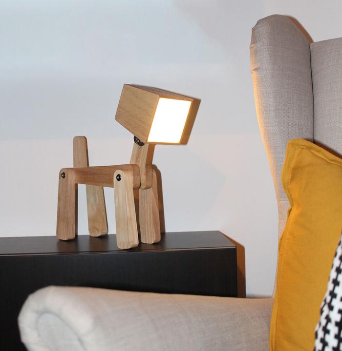 Actual product image Winkee Table Lamp Dog Charlie