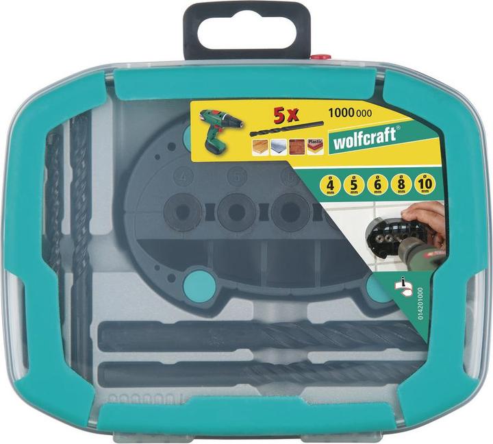 Image du produit wolfcraft wolfcraft 1 Jeu de forets universels avec accumobil 6 pces (4,0-10 mm)