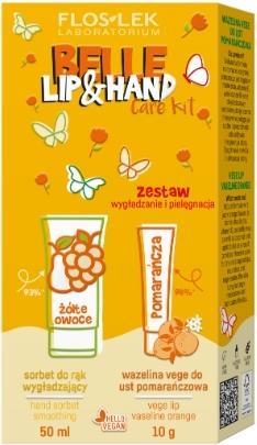 Immagine prodotto Floslek Fos-lok Belle Lip & amp sorbetto levigante e curativo per le mani 50 ml + vaselina 10g (50 ml)
